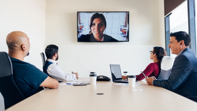 Group in video conference