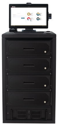 KeyTrak edge 4 drawer cabinet with login screen