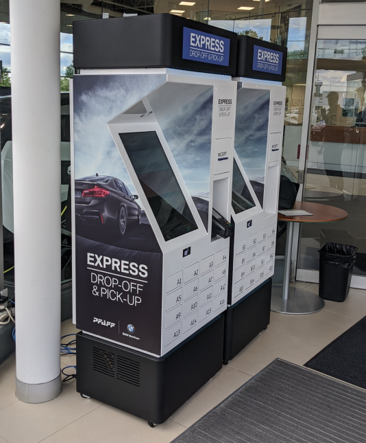 Service Express kiosks at BMW Markham