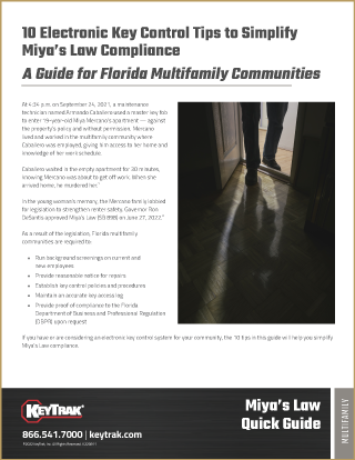Preview image for 10 Electronic Key Control Tips to Simplify Miya's Law Compliance