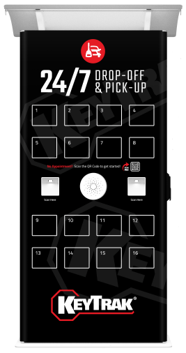 KeyTrak Service 365 Kiosk straight on