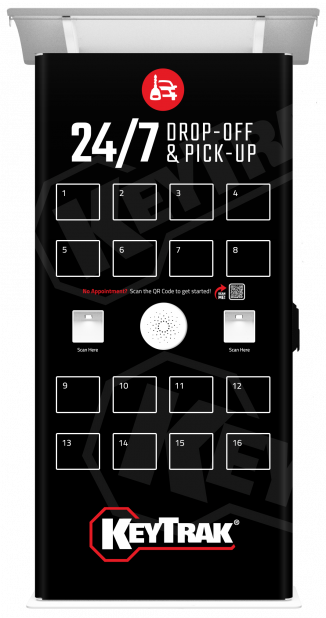 KeyTrak Service 365 Kiosk straight on